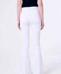 Denim Vicolo | Icon Jeans Gisele Flare Bianco