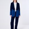 Collezione Vicolo | Blazer Con Dettagli Denim