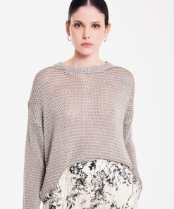 Collezione Vicolo | Pullover In Maglia Traforata