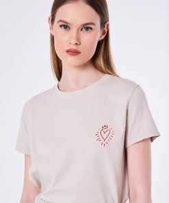 Collezione Vicolo | T-Shirt Ricamo Cuore