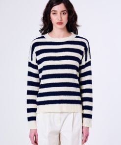 Collezione Vicolo | Pullover In Spugna A Righe