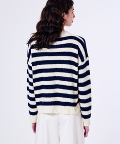 Collezione Vicolo | Pullover In Spugna A Righe