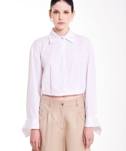 Collezione Vicolo | Camicia Cropped Con Cut Out