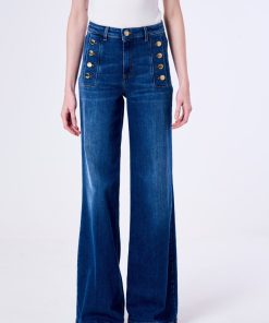 Denim Vicolo | Jeans Giudith Con Bottoni