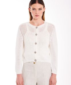 Collezione Vicolo | Cardigan Con Bottoni Gioiello