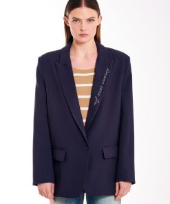 Collezione Vicolo | Blazer Con Revers Ricamato