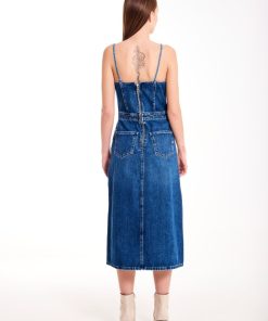 Collezione Vicolo | Abito In Denim Bustier