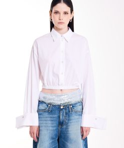 Collezione Vicolo | Camicia Cropped Arricciata